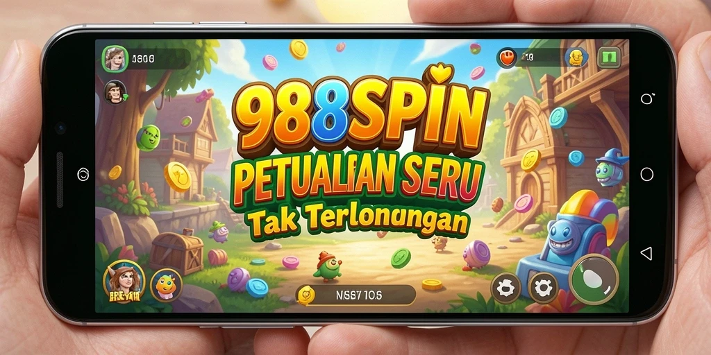 Tampilan menarik dari gameplay seru 988SPIN di layar Anda.