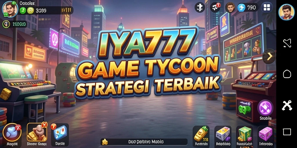 Gameplay Tycoon IYA777 menampilkan manajemen bisnis yang seru dan interaktif.