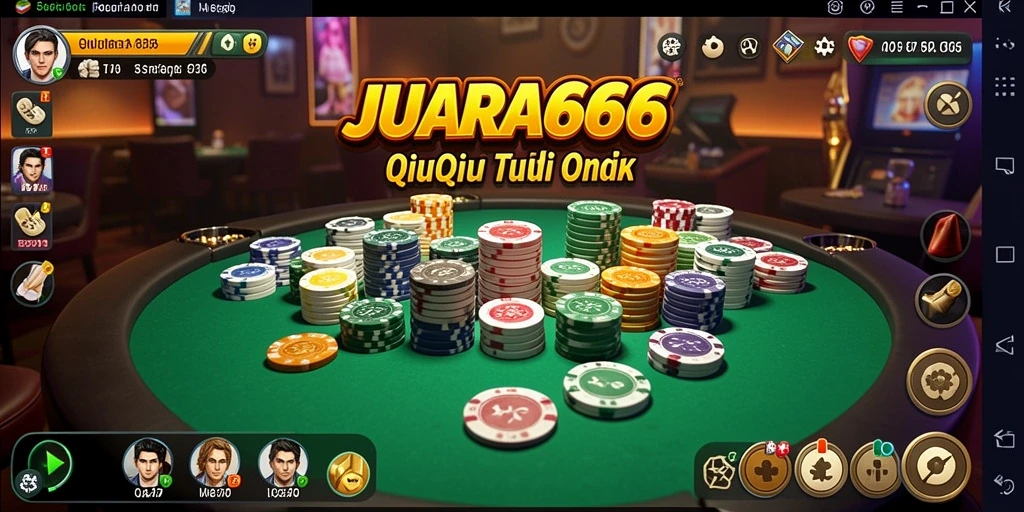 Gameplay seru QiuQiu di JUARA666 dengan interaksi multiplayer.