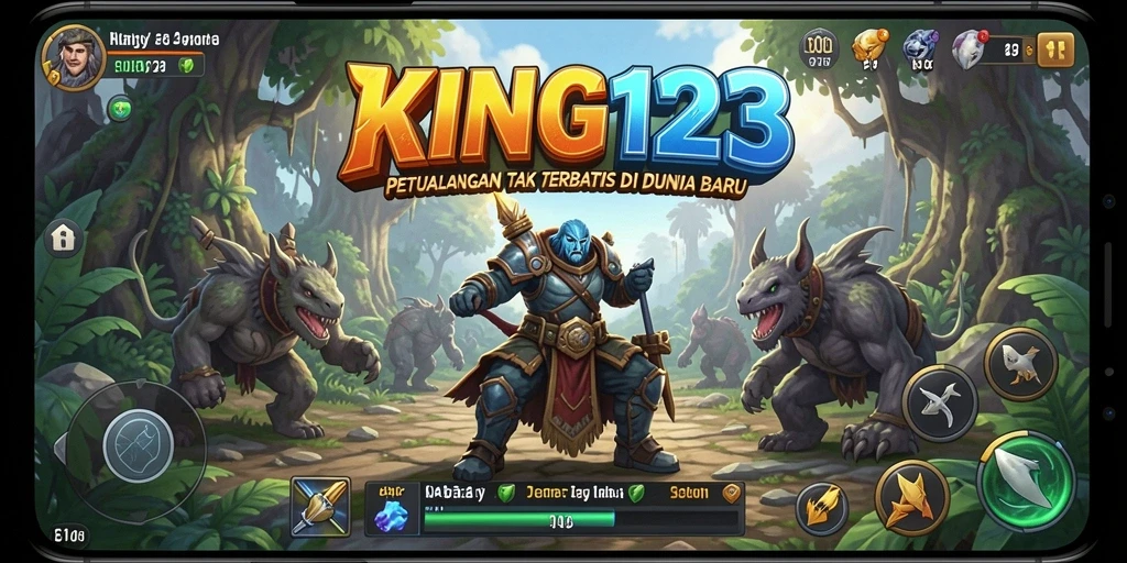 Screenshot gameplay KING123 menampilkan pengalaman petualangan yang mendebarkan.