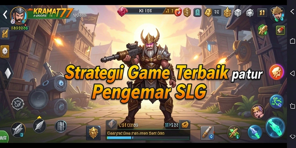 Tangkapan layar KRAMAT77 menampilkan pertempuran epik dalam strategi SLG.