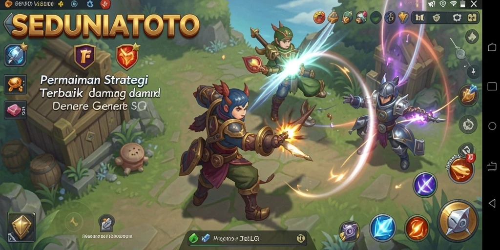 Tampilan gameplay SLG yang mendebarkan di SEDUNIATOTO.
